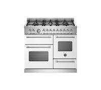 Bertazzoni Master Series MAS106L3EBIC 100cm Dual Fuel Range Cooker - Bianco - A Rated, White