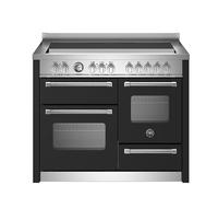 Bertazzoni MAS115I3EXC Master 110cm Induction Top Electric Triple Oven Range Cooker - Matte Black