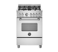 Bertazzoni MAS64L1EXC 60cm Master Series Freestanding Dual Fuel Cooker - STAINLESS STEEL