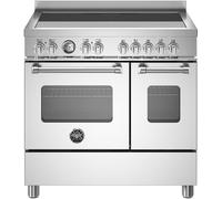 Bertazzoni Master Series 90cm Electric Range Cooker with Induction Hob - Stainless Steel - A/A Rated