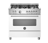 Bertazzoni Master MAS95C1EBIC 90cm 103L A Rated Dual Fuel Matt White Range Cooker
