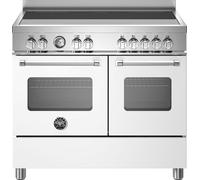 Bertazzoni Master Series MAS105I2EBIC 100cm wide Electric Range Cooker with Induction Hob - Bianco - A/A Rated, White