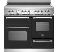 Bertazzoni Master Series MAS105I3ENEC 100cm wide Electric Range Cooker with Induction Hob - Black - A Black