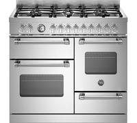 Bertazzoni Master Series MAS106L3EXC 100cm Dual Fuel Range Cooker - Stainless Steel - A Rated