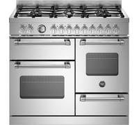 Bertazzoni MAS106L3EXC 100cm Master Series XG Dual Fuel Range Cooker - STAINLESS STEEL