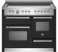 Bertazzoni Master Series MAS115I3ENEC 110cm wide Electric Range Cooker with Induction Hob - Nero Black