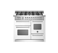 Bertazzoni Master Series MAS116L3EBIC 110cm Wide White Dual Fuel Freestanding Range Cooker
