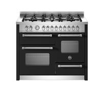 Bertazzoni Master Series MAS116L3ENEC 110cm Wide Black Dual Fuel Freestanding Range Cooker