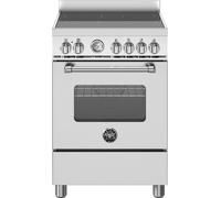 Bertazzoni Master Series MAS64I1EXC 60cm Wide Single Oven Electric Cooker with Induction Hob - Stainless Steel - A Rated, Stainless Steel