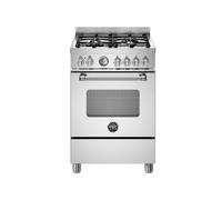 Bertazzoni Master Series MAS64L1EXC 60cm Wide Stainless Steel Dual Fuel Freestanding Cooker