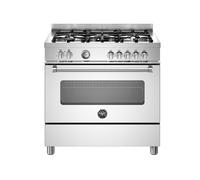 Bertazzoni Master Series MAS95C1EXC 90cm Wide Stainless Steel Dual Fuel Freestanding Range Cooker