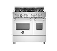 Bertazzoni Master Series MAS95C2EXC 90cm Wide Stainless Steel Dual Fuel Freestanding Range Cooker