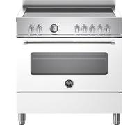 Bertazzoni Master Series MAS95I1EBIC2 90cm wide Electric Range Cooker with Induction Hob - Matte White White