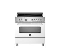 Bertazzoni Master Series MAS95I1EBIC2 90cm Wide Matt White Induction Freestanding Range Cooker