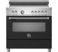Bertazzoni Master Series MAS95I1ENEC 90cm Electric Range Cooker with Induction Hob - Nero