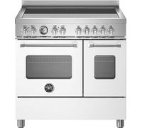 Bertazzoni Master Series MAS95I2EBIC 90cm Electric Range Cooker with Induction Hob - Bianco - A Rated, White