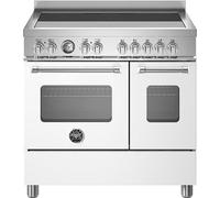 Bertazzoni Master Series MAS95I2EBIC2 90cm wide Electric Range Cooker with Induction Hob - Matte White White