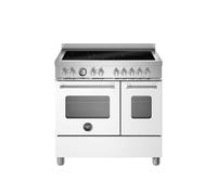 Bertazzoni Master Series MAS95I2EBIC2 90cm Wide Matt White Induction Freestanding Range Cooker