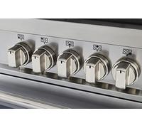Bertazzoni Master Series MAS95I2ENEC Electric Range Cooker with Induction Hob - Black - A Rated