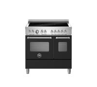 Bertazzoni Master Series MAS95I2ENEC2 90cm Wide Matt Black Induction Freestanding Range Cooker