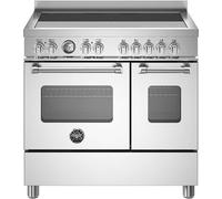 Bertazzoni Master Series MAS95I2EXC2 90cm wide Electric Range Cooker with Induction Hob - Stainless Steel Stainless Steel