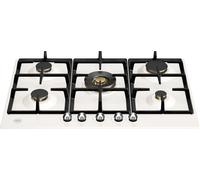 Bertazzoni Heritage Series P755CHERAX 75cm Ivory/Chrome Gas Hob with Wok Burner