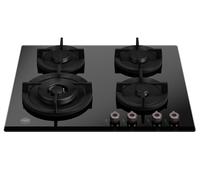 Bertazzoni Pro Series P604LPROGNE 60cm Black Glass Gas Hob with Wok Burner