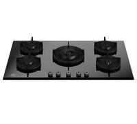 Bertazzoni Pro Series P905CPROGNE 90cm Black Glass Gas Hob with Central Wok Burner