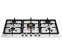 Bertazzoni Pro Series P905CPROX 90cm Stainless Steel Gas Hob with Central Wok Burner