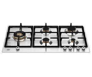 Bertazzoni Pro Series P905LPROX 90cm Stainless Steel Gas Hob with Left Wok Burner