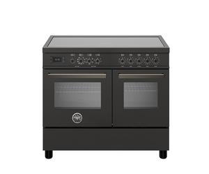 Bertazzoni PRO105I2EXT Professional 100cm Induction Top Electric Double Oven Range Cooker - Carbon