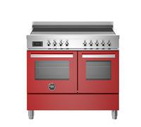 Bertazzoni PRO105I2EXT Professional 100cm Induction Top Electric Double Oven Range Cooker - Red