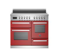 Bertazzoni PRO105I3EXT Professional 100cm Induction Top Electric Triple Oven Range Cooker - Red