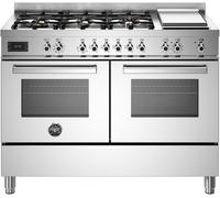 Bertazzoni Professional Series PRO126G2EXT 120cm 138L A Rated Dual Fuel Stainless Steel Double Range Cooker