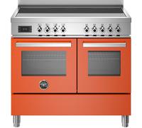 Bertazzoni Professional Series PRO105I2EART 100cm Electric Range Cooker with Induction Hob - Orange - A/A Rated, Orange