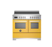 Bertazzoni Professional Series PRO105I2EGIT2 100cm Wide Yellow Induction Freestanding Range Cooker