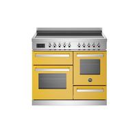 Bertazzoni Professional Series PRO105I3EGIT2 100cm Wide Yellow Induction Freestanding Range Cooker