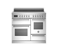 Bertazzoni Professional Series PRO105I3EXT 100cm wide Electric Range Cooker with Induction Hob - Stainless Steel - A Rated