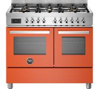 Bertazzoni Professional Series PRO106L2EART 100cm 123L A Rated Orange Dual Fuel Range Cooker