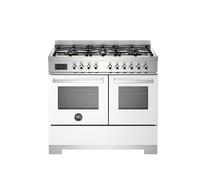 Bertazzoni Professional Series PRO106L2EBIT2 100cm Wide White Dual Fuel Freestanding Range Cooker