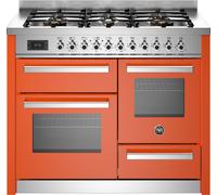 Bertazzoni Professional Series PRO116L3EART 110cm 147L A Rated Dual Fuel Orange XG Range Cooker