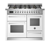 Bertazzoni Professional Series PRO116L3EBIT 110cm 147L A Rated Dual Fuel White XG Range Cooker