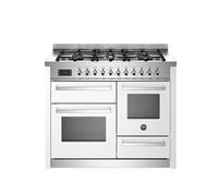 Bertazzoni Professional Series PRO116L3EBIT2 110cm Wide White Dual Fuel Freestanding Range Cooker