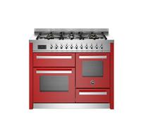 Bertazzoni Professional Series PRO116L3EROT2 110cm Wide Red Dual Fuel Freestanding Range Cooker