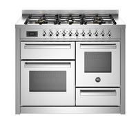 Bertazzoni Professional Series PRO116L3EXT 110cm 147L A Rated Dual Fuel Stainless Steel XG Range Cooker