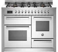 Bertazzoni Professional Series PRO116L3EXT 110cm 147L A Rated Dual Fuel Stainless Steel XG Range Cooker