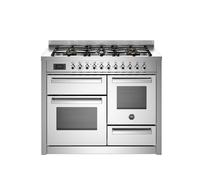 Bertazzoni Professional Series PRO116L3EXT2 110cm Wide Stainless Steel Dual Fuel Freestanding Range Cooker