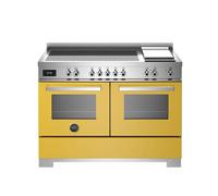 Bertazzoni Professional Series PRO125I2EGIT2 120cm Wide Yellow Induction Freestanding Range Cooker