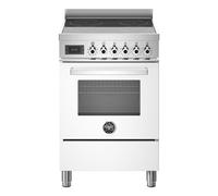 Bertazzoni Professional Series PRO64I1EBIT 60cm Wide White Induction Freestanding Cooker