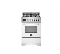 Bertazzoni Professional Series PRO64L1EBIT2 60cm Wide White Dual Fuel Freestanding Range Cooker